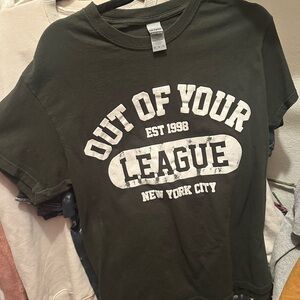 Dark Green Graphic Tee